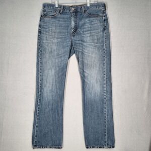 Levi's Jeans Men's 38x32 Blue Denim 514 Straight Leg Casual Classic